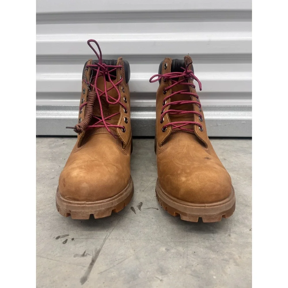 Timberland 1700494 Ankle Boots Men 13 M Brown Leather Lace Up Waterproof Outdoor